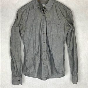 Steven Alan grey reverse seam shirt